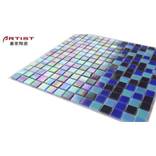 foshan square blue bathroom wall ceramic tile swimming pool porcelain mosaic